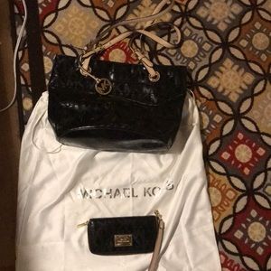 Michael kors purse and wallet